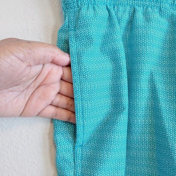 Ted Baker Men's Preppy Beach Vacation Chevron Swim Trunks Sz 3/Medium - Picture 3 of 9